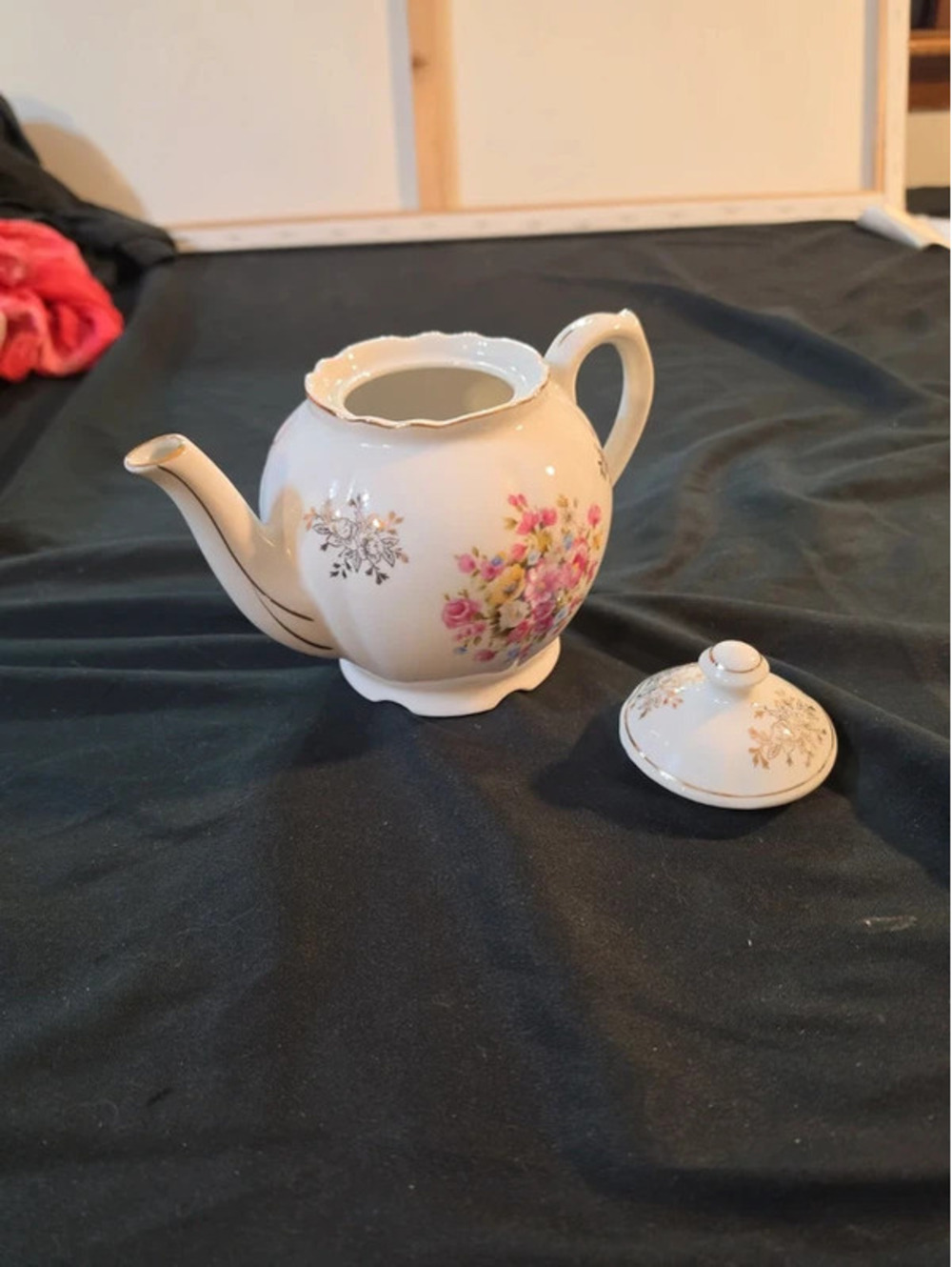 vintage porcelain teapot